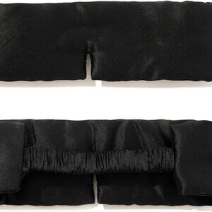 Playboy Silk Eye Mask for Comfortable Sleeping Eye Mask for Men and Women Black